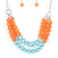 Summer Ice - Orange necklace