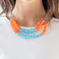 Summer Ice - Orange necklace