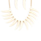 Tusk Tundra - White necklace