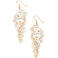 High-End Elegance - Gold earring-Vintage