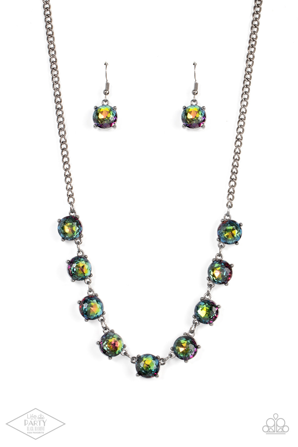 Iridescent Icing - Multi necklace