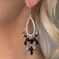 Summer Catch - Black earring-Vintage