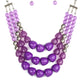 Forbidden Fruit - Purple necklace