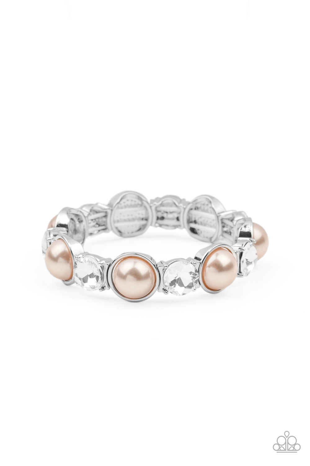Pulsera marrón de entretenimiento elegante