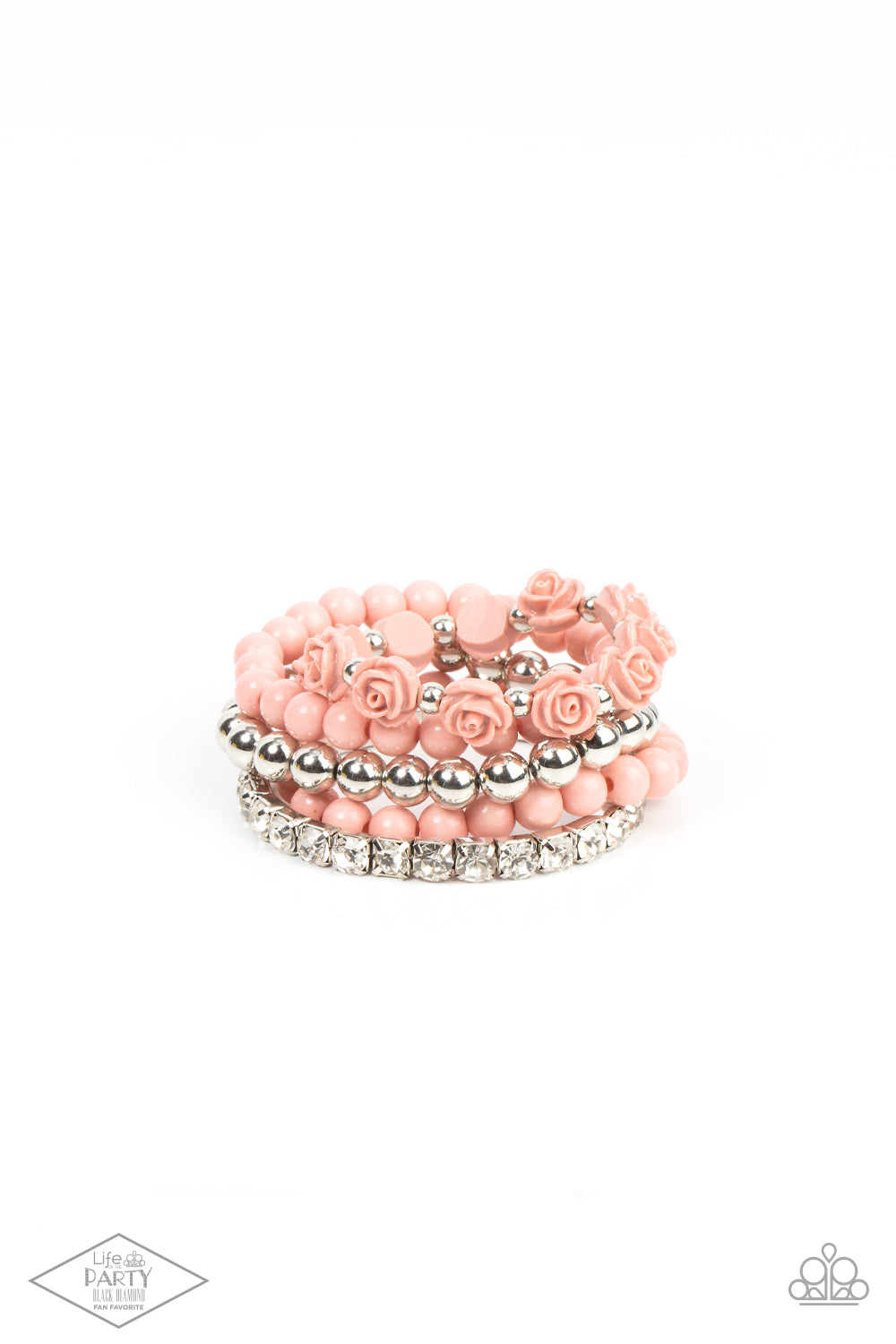 Rose Garden Grandeur - Pink bracelet