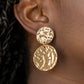 Relic Ripple - Gold earrings-Vintage