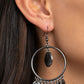Start From Scratch - Black earrings- Vintage