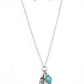 Sahara Quest -  blue  necklace-Vintage