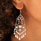 Glass Slipper Glamour - Pink earrings -Vintage