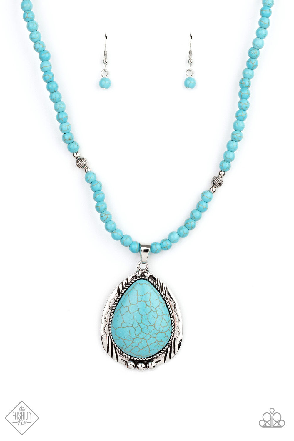 Evolution - Blue necklace-Vintage Fashion fix