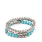 Trail Mix Mecca - Blue bracelet -Vintage