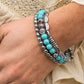Trail Mix Mecca - Blue bracelet -Vintage