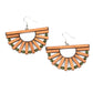 Wooden Wonderland - Green earrings