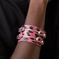 Safari Scene - Pink bracelet