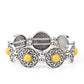 Flirty Finery - Yellow bracelet