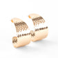 Flatten The Curve - Gold earrings