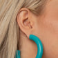 I WOOD Walk 500 Miles - Blue EARRING vintage