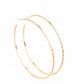 Pump Up The Volume - Gold earrings -vintage