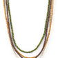 Bermuda Beaches - Green necklace