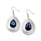 Exquisitely Explosive - Blue earrings