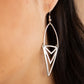 Proceed With Caution - Silver earrings