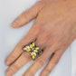 Fashionista revoloteando - Anillo amarillo