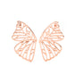Butterfly Frills - Copper earrings
