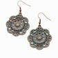 Mandalas occidentales - Pendientes de cobre