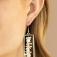 Dont QUARRY, Be Happy - White earrings