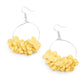 Flirty Florets - Yellow earrings