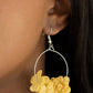 Flirty Florets - Yellow earrings
