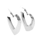 Heart-Racing Radiance - Silver earrings