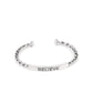 Keep Calm and Believe - Silver bracelet