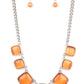 Aura Allure - Orange necklace