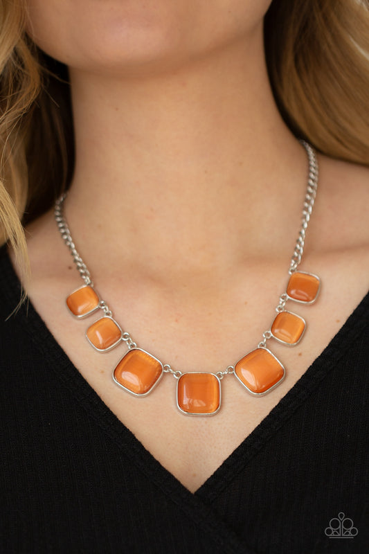 Aura Allure - Orange necklace