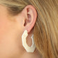 Fabulously Fiesta - White earrings