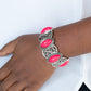 POP, Skip, and a Jump - Pink bracelet