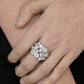 Bubbling Bravado - White ring
