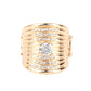 Crystal Corsets - Gold ring