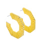 Fabulously Fiesta - Yellow earrings