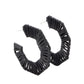 Fabulously Fiesta - Black earrings