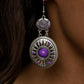 Temple of The Sun - Purple earrings