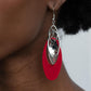 Ambitious Allure - Red earrings