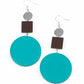 Modern Materials - Blue earrings