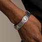 Rustic Redux - Silver bracelet