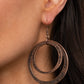 Rounded Out - Copper earrings