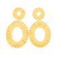 Foxy Flamenco - Yellow earrings
