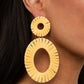 Foxy Flamenco - Yellow earrings