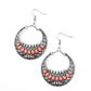 Crescent Couture - Orange earrings