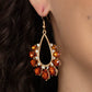 Two Can Play That Game - Brown earrings